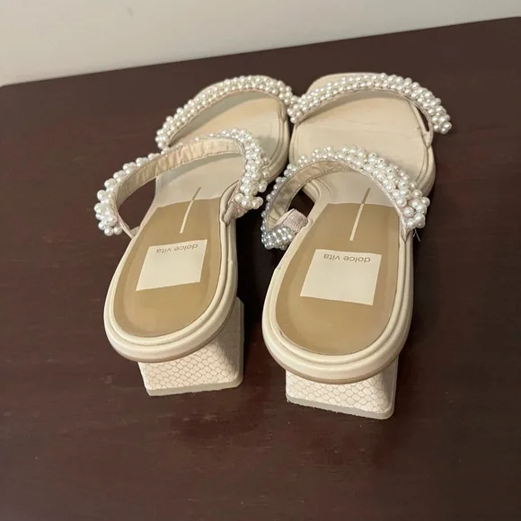 Dolce Vita River Pearl Heels- Vanilla pearls - Picture 2 of 4